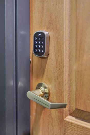 Keyless entry to apartment doors